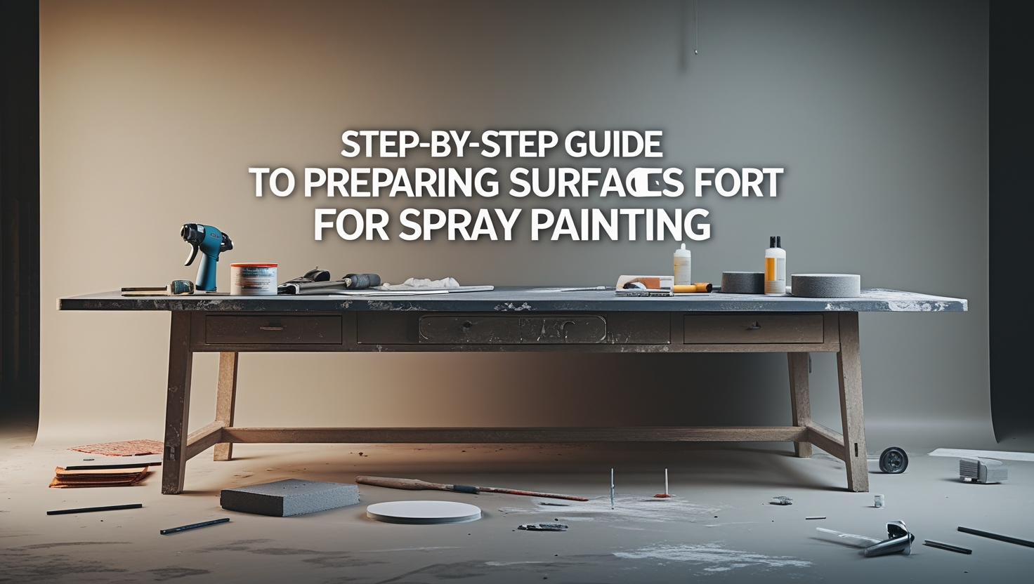 surface preparation for spray painting