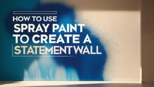How to Use Spray Paint to Create a Statement Wall