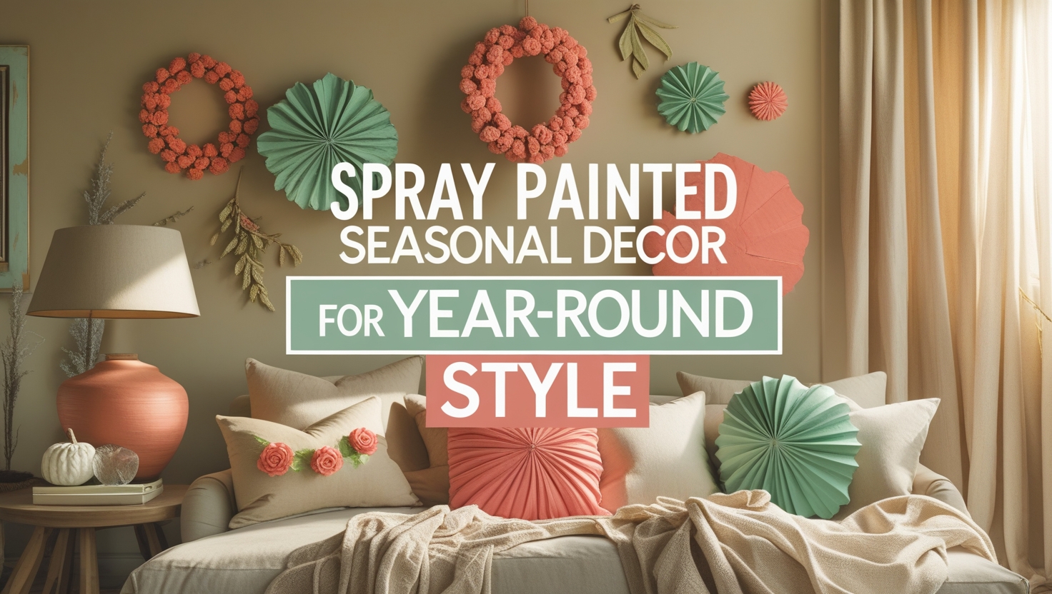 Spray Painted Seasonal Decor for Year-Round Style