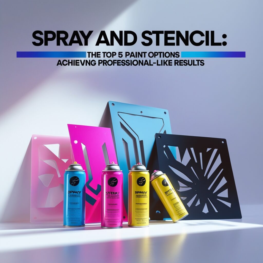Spray and Stencil: Top 5 Paint Options for Achieving Professional-Like Results