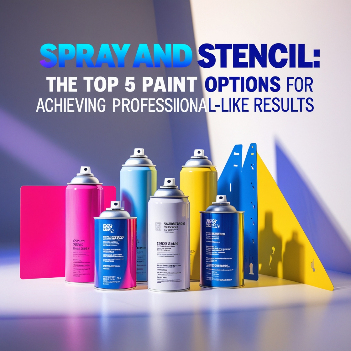 Spray and Stencil: The Top 5 Paint Options for Achieving Professional-Like Results