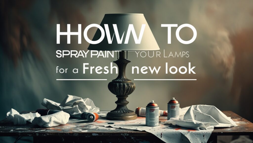 Spray Paint Lamps 