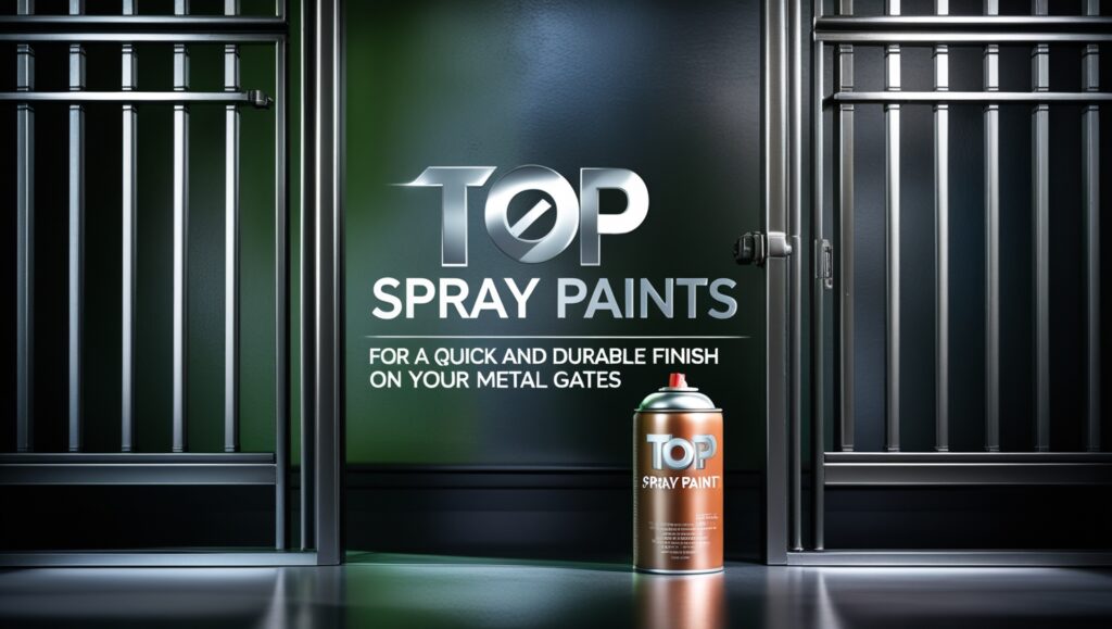 Top Spray Paints for a Quick and Durable Finish on Your Metal Gates