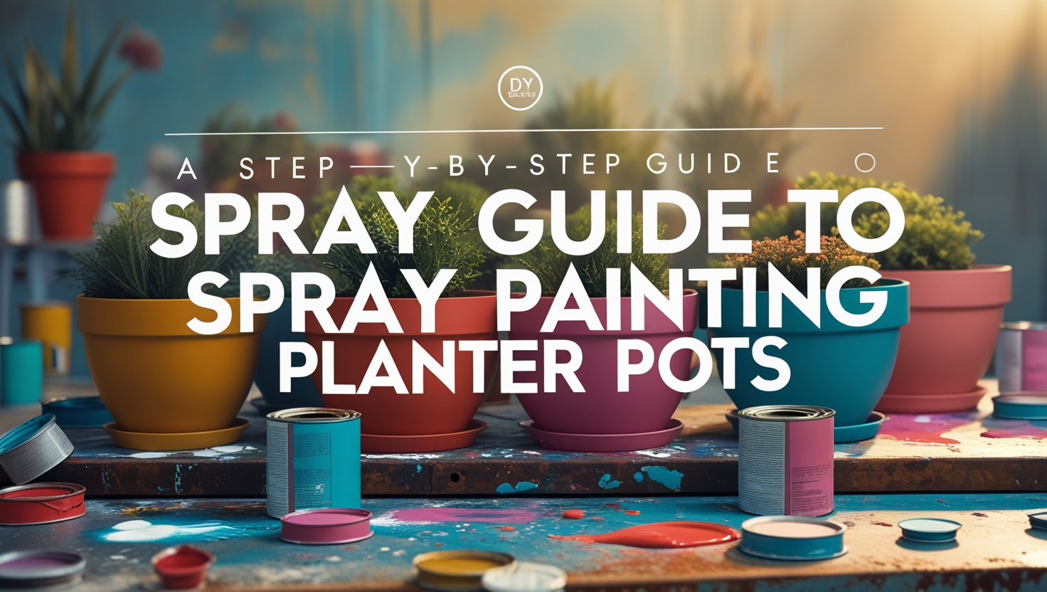 A Step-by-Step Guide to Spray Painting Planter Pots