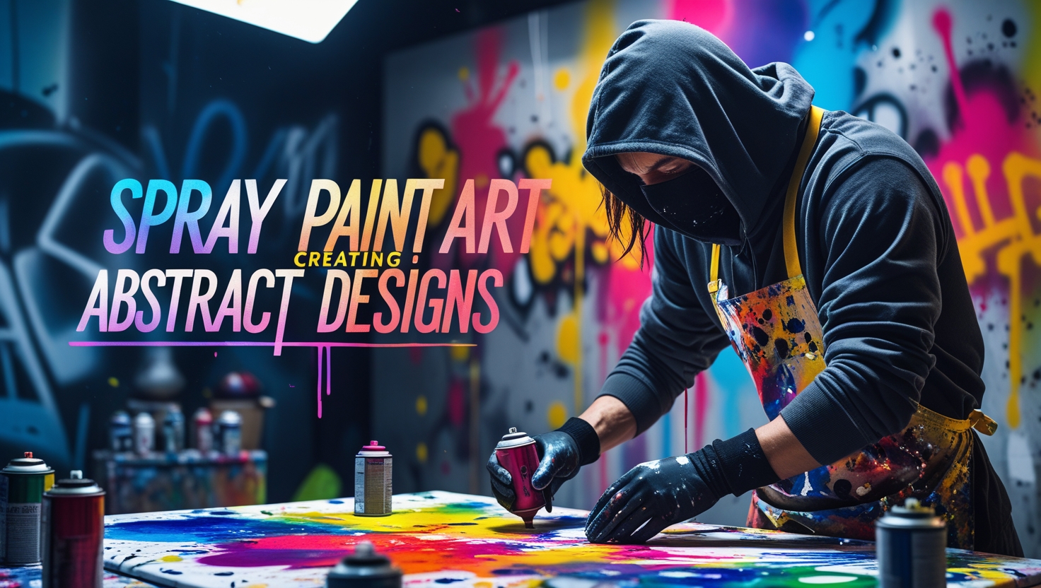 Spray Paint Art: Creating Abstract Designs
