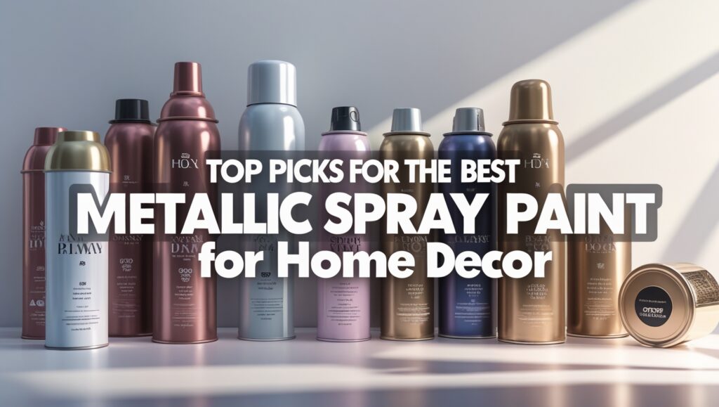 Top Picks for the Best Metallic Spray Paint for Home Decor