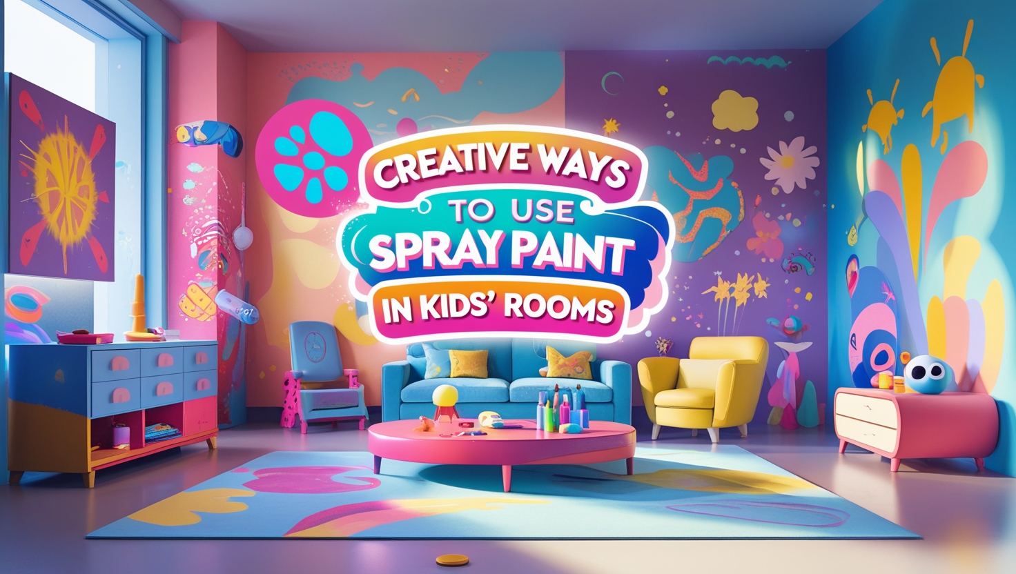 Creative Ways to Use Spray Paint in Kids’ Rooms