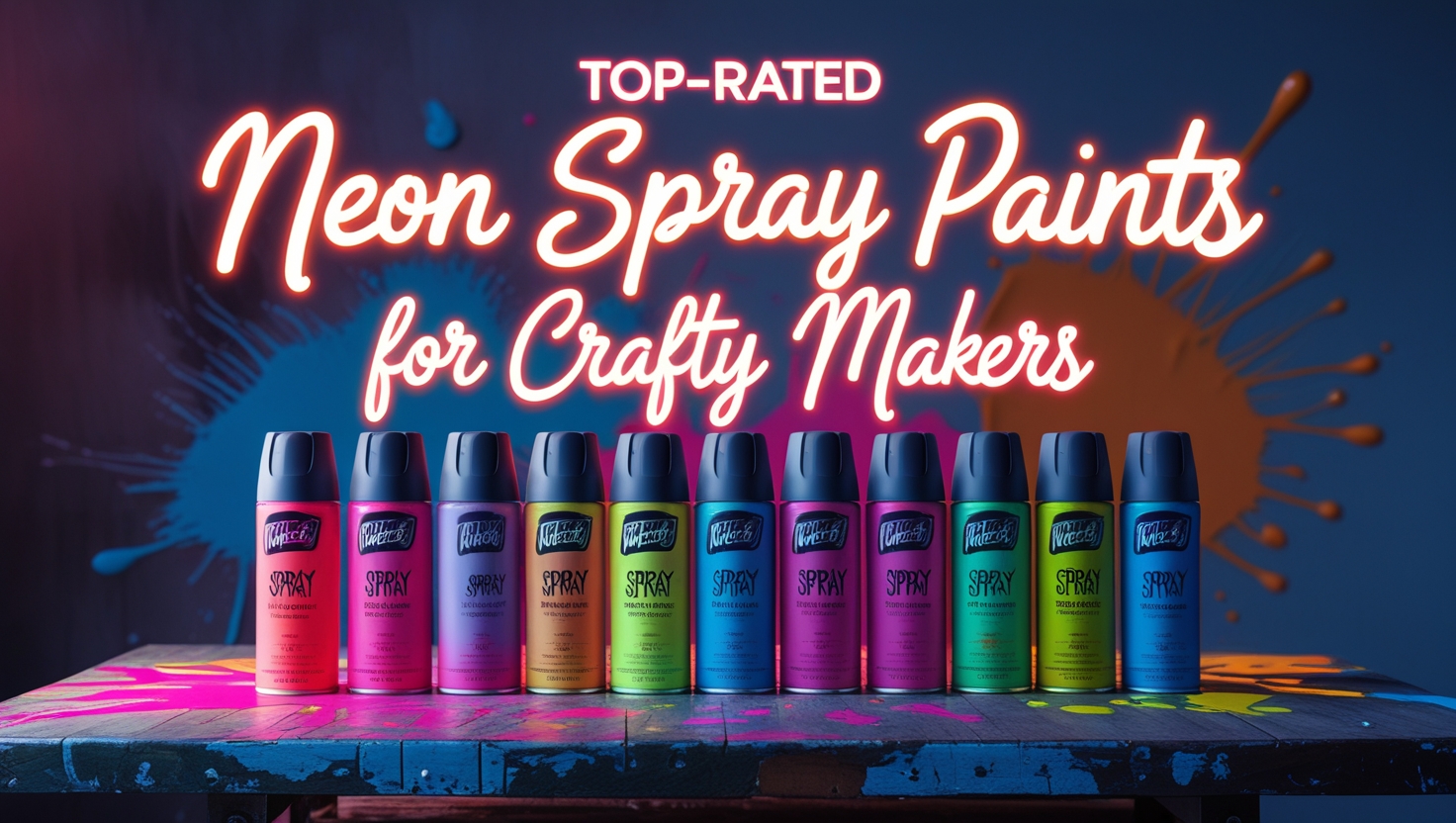 Top-Rated Neon Spray Paints for Crafty Makers