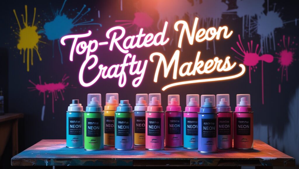 neon spray paints