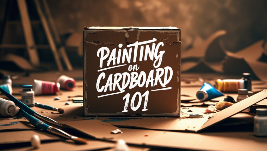 Painting on Cardboard
