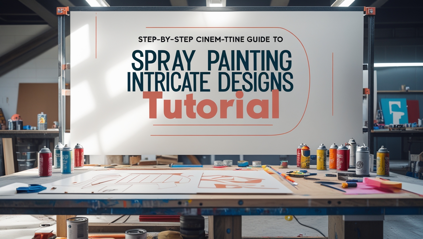 Step-by-Step Guide to Spray Painting Intricate Designs