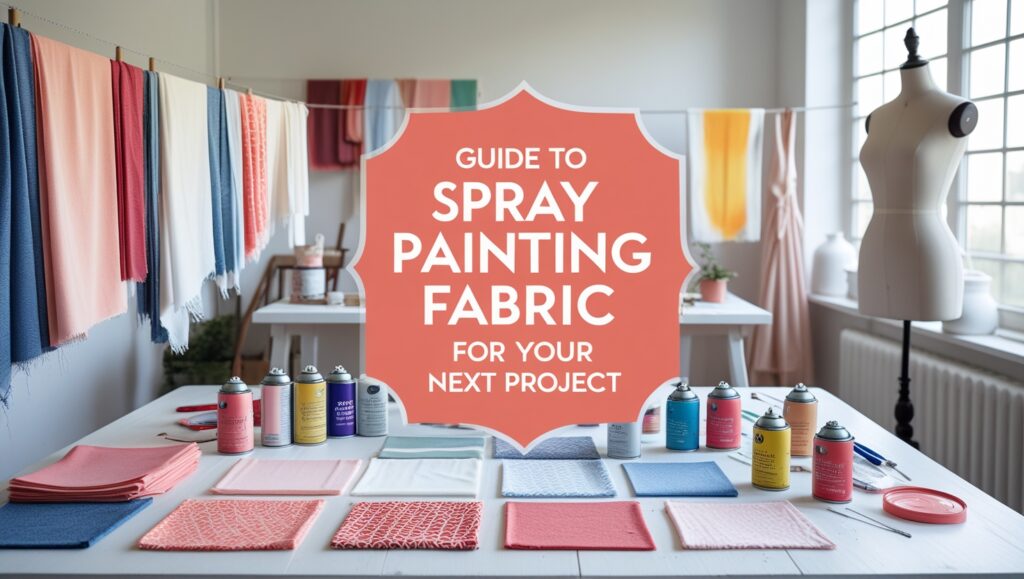 spray painting fabric