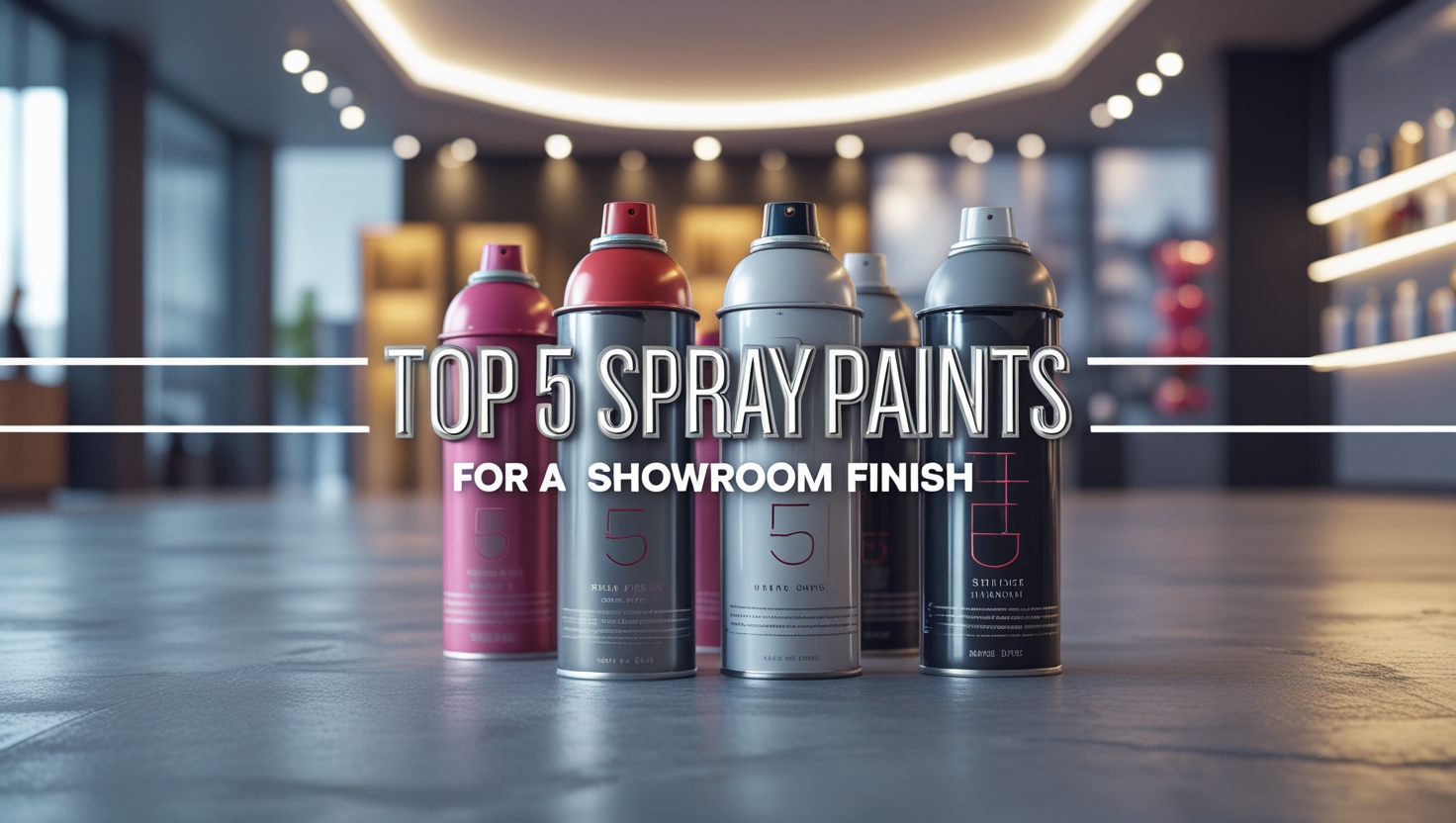 Top 5 Spray Paints for a showroom Finish 2025