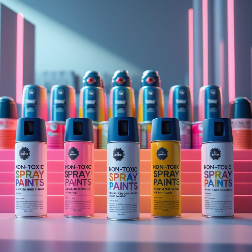 Non-Toxic Spray Paints for a Safe and Creative Space